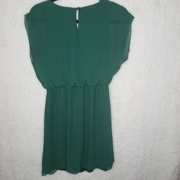 Sweet Storm | Green Blouson Dress sz m - Picture 2 of 6